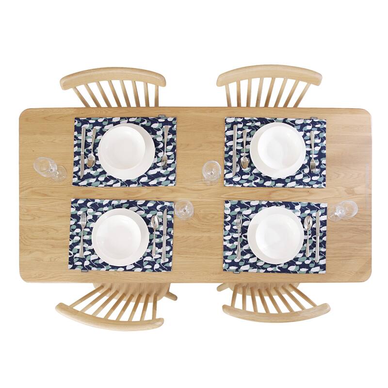 Deconovo Water Resistant Printed Placemats Set of 4