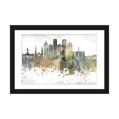 iCanvas "Detroit Skyline" by WallDecorAddict