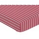 preview thumbnail 3 of 4, Sweet JoJo Designs Vintage Aviator Red Stripe Fitted Crib Sheet