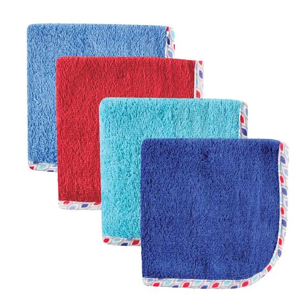 slide 1 of 1, Hudson Baby Infant Boy Super Soft Cotton Washcloths, Net, One Size - Net - One Size One Size - Net
