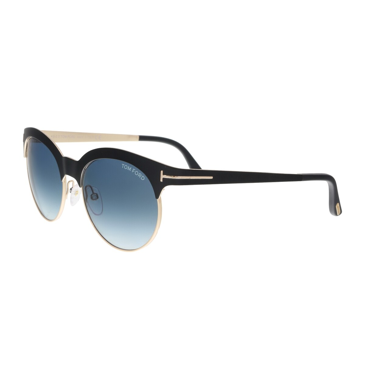 black and gold round sunglasses