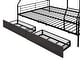 preview thumbnail 16 of 22, Merax Full XL Over Queen Metal Bunk Bed