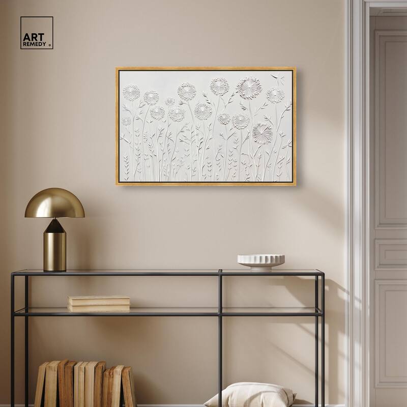 Floral Lace II Canvas by Art Remedy