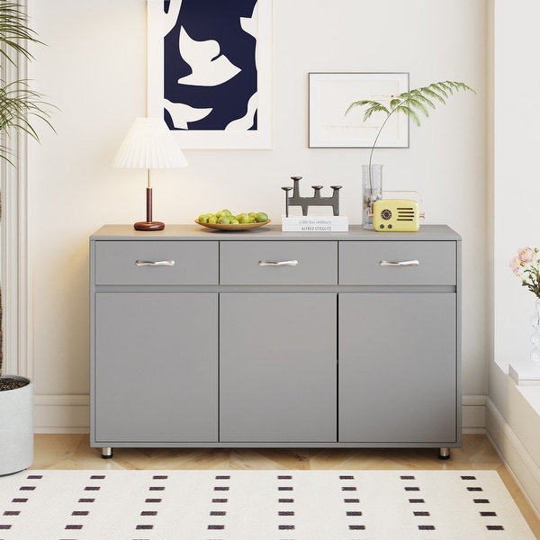 Sideboard Cabinet with 3 Doors and 3 Drawers - Bed Bath & Beyond