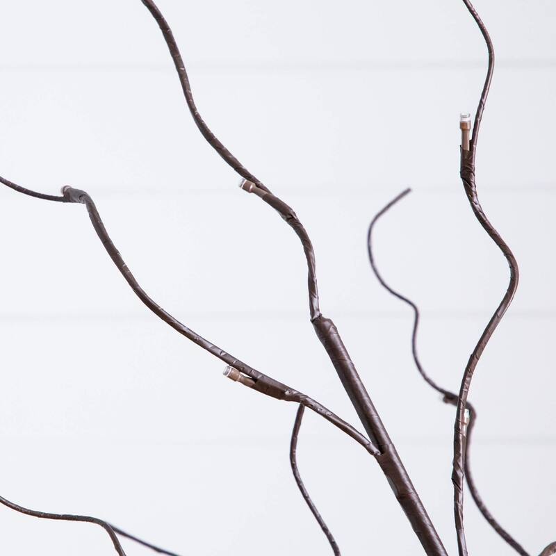 Pre-Lit Halloween Artificial Birch Tree - 6' - Warm White LED Lights - Set of 3