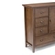 preview thumbnail 14 of 18, WYNDENHALL Mansfield SOLID WOOD 39 inch Wide Transitional Medium Storage Cabinet - 39"w x 17"d x 42" h