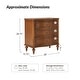 preview thumbnail 20 of 27, HULALA HOME Alois Traditional 3-Drawer End Table with Built-in Charging Station and Solid Wood Spindle Legs Set of 2