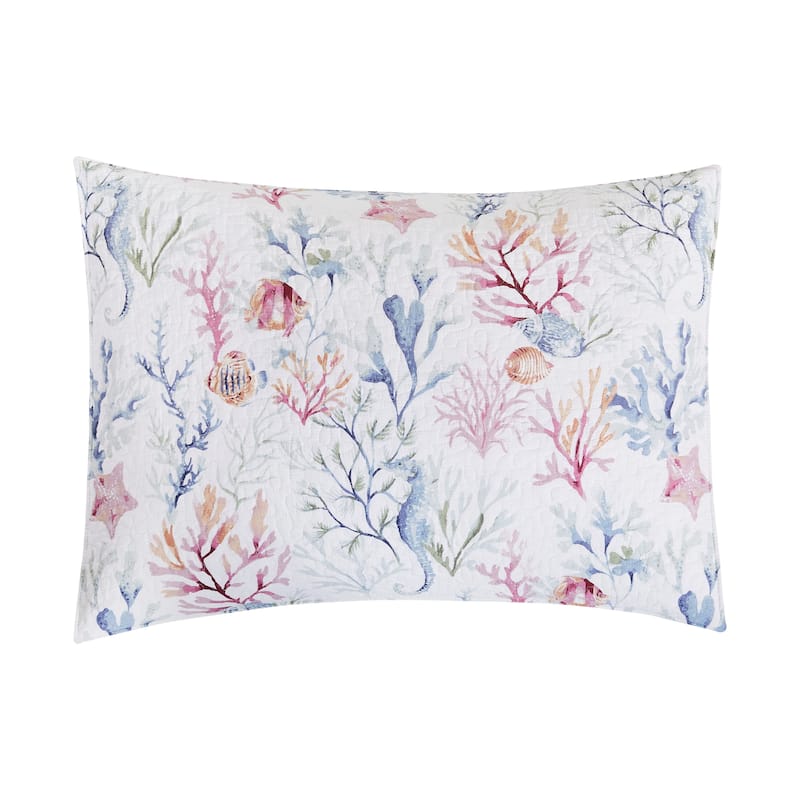 Nori Coral Quilt Set Bedding Collection