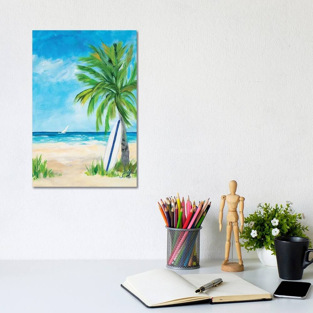 iCanvas "Tropical Surf I" by Julie Derice Canvas Print