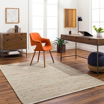 Bronx Handmade Solid Jute Area Rug