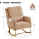 preview thumbnail 45 of 66, HOMYKA 27.5" Wide Rocking Chair for Nursery