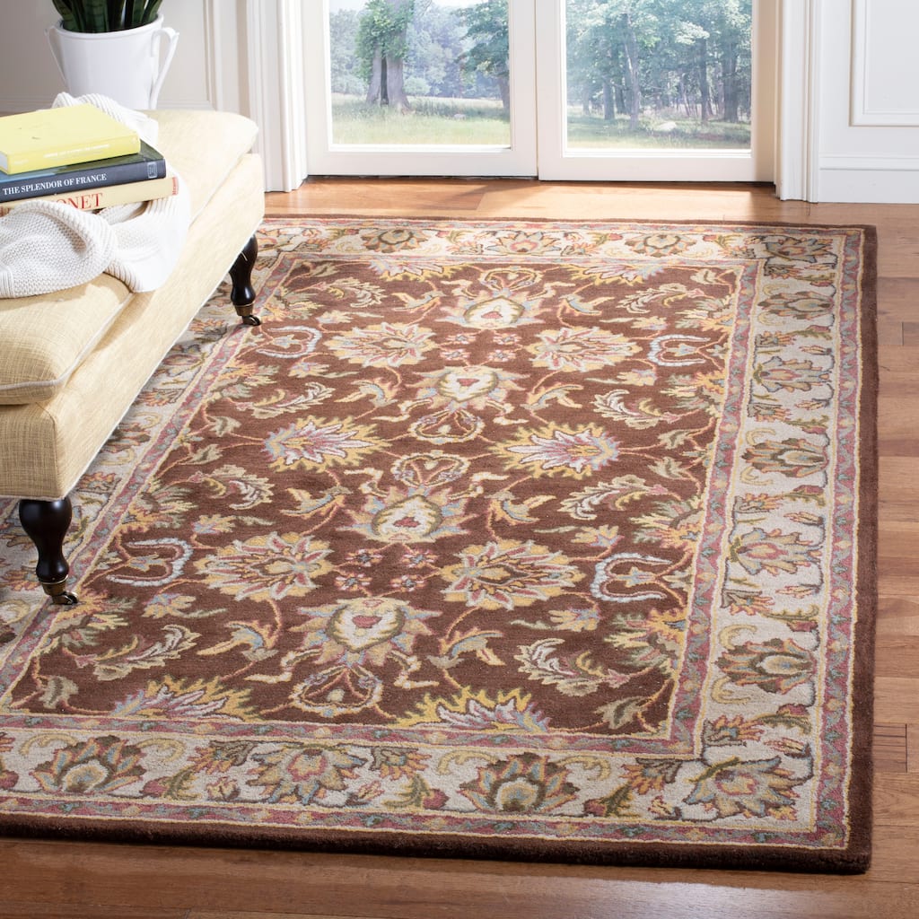 SAFAVIEH Handmade Heritage Star Gradient Traditional Oriental Wool Rug