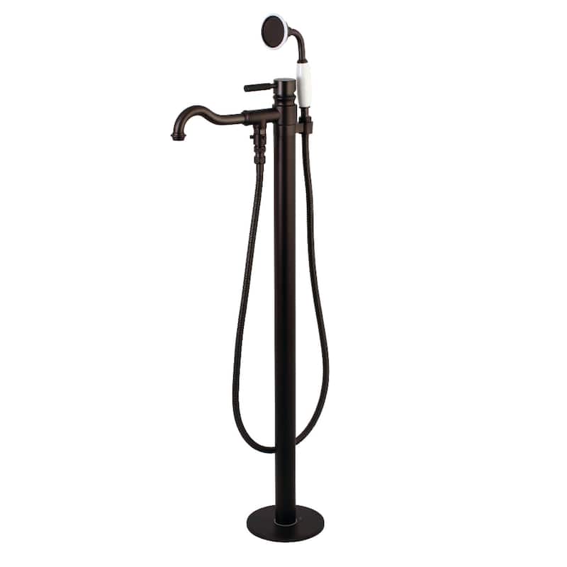 Kingston Brass Kaiser Floor Mounted Tub Filler � Includes Hand Shower - Oil Rubbed Bronze