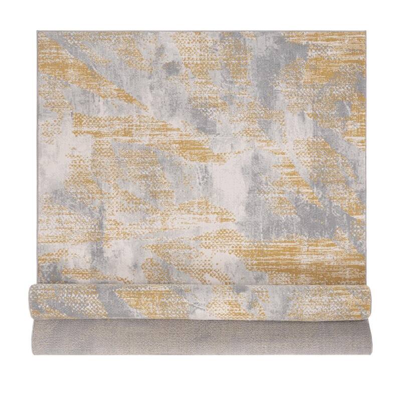 Lela Collection Abstract Polyester Rug