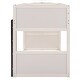 preview thumbnail 6 of 4, Espresso Twin Size Pine Wood Boat-Shape Bunk Bed with Storage Shelves, Guardrails, Ladder