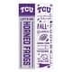preview thumbnail 11 of 14, 47" Double Sided Seasonal Porch Leaner, Texas Christian University - 47" x 11.25"