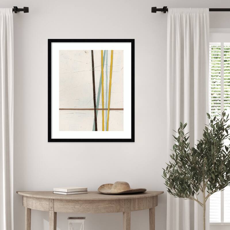 Tangle No. 2 by June Erica Vess Wood Framed Wall Art Print