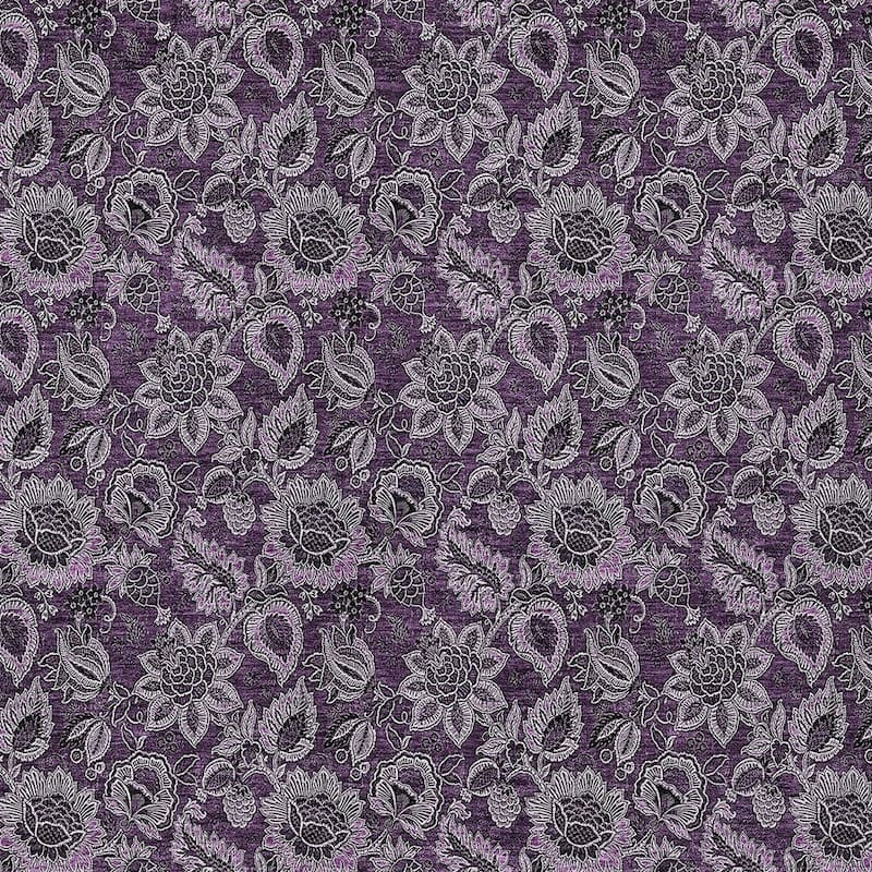 HomeRoots Floral Transitional Rectangle Outdoor Rug