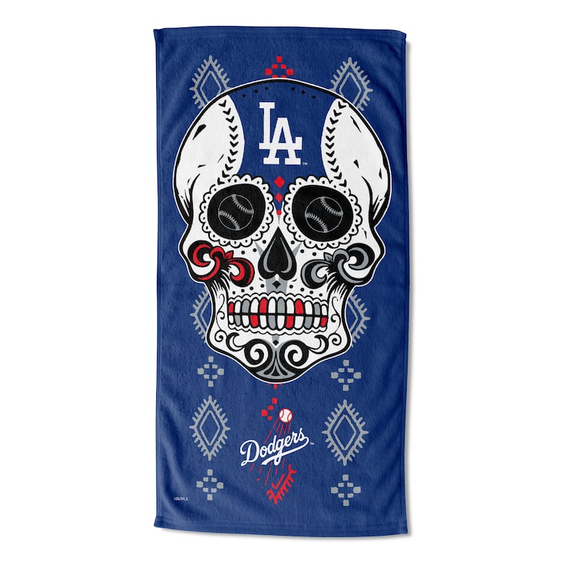MLB Candy Skull Beach Towel