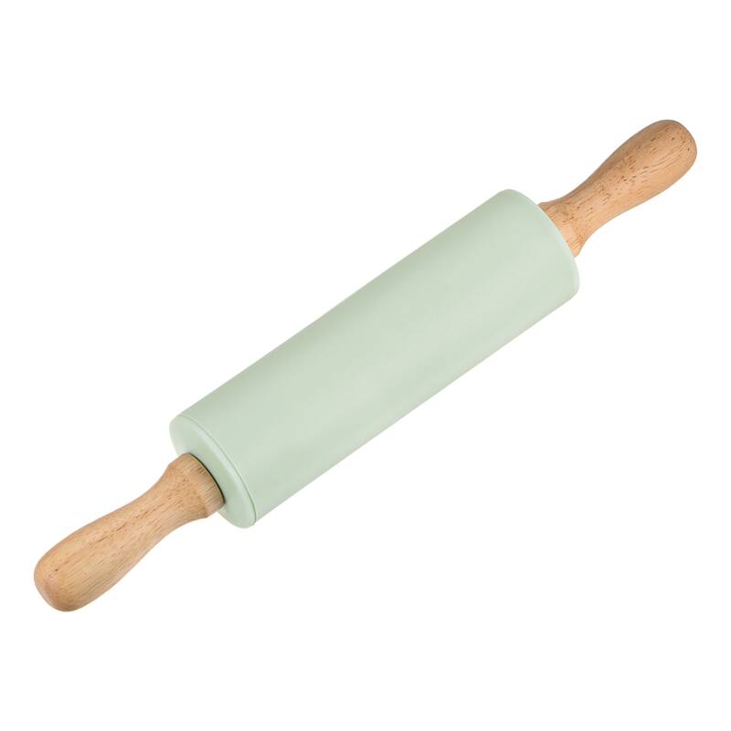 Silicone Rolling Pins for Baking 31cm x 4.2cm Light Green - Light Green