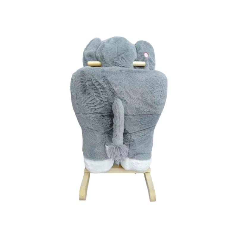 Kids Ride-On Rocking Horse Toy with Lullaby Song, Rocking Toy with Hand Puppets & Safety Belt