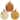 Freestanding Resin Harvest Corn Pumpkins with Glitter and Rustic Jute Bow for Fall Display 3 Asstd. - 6.5” H x 4.5” Dia