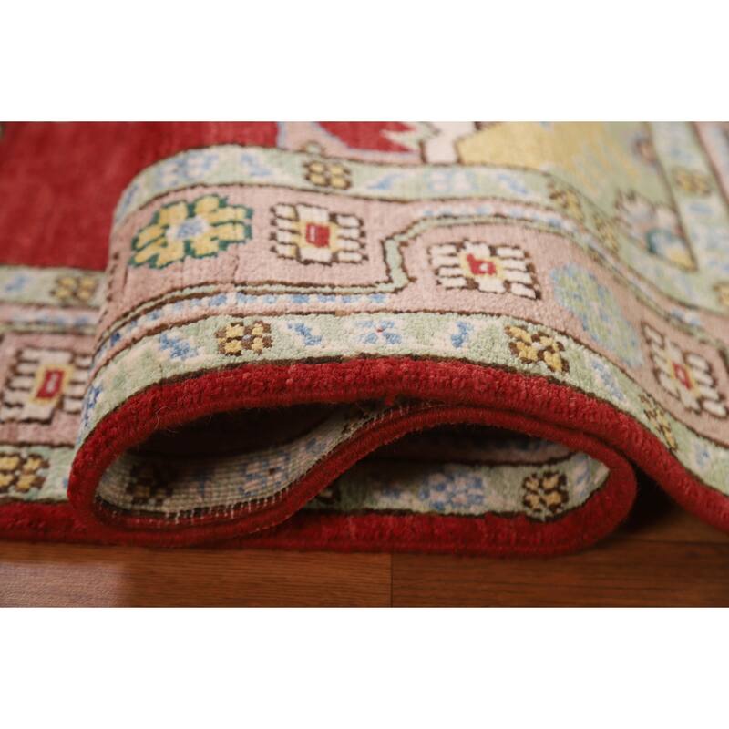 Oushak Turkish Area Rug Hand-knotted Wool Carpet - 4'6"x 6'1"