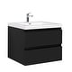 preview thumbnail 150 of 169, CASAINC Floating Bathroom Vanity with Resin Top Basin and Soft Closing Drawers