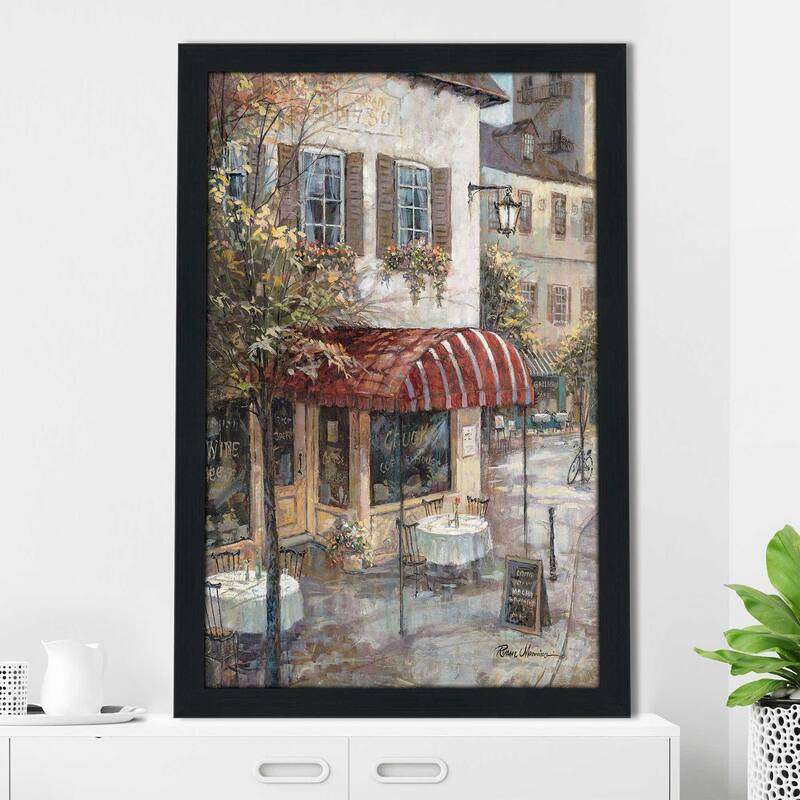 "Coffee House Ambience" by Ruane Manning Print on Acrylic