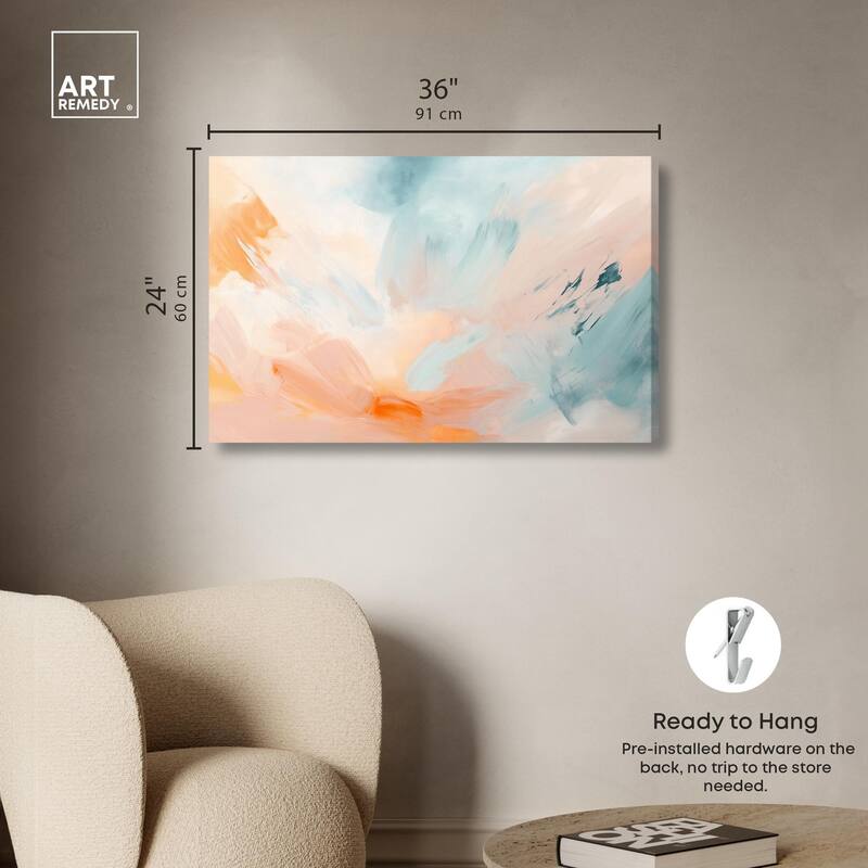 Sunrise Palette I Canvas by Art Remedy, Gallery Wrapped