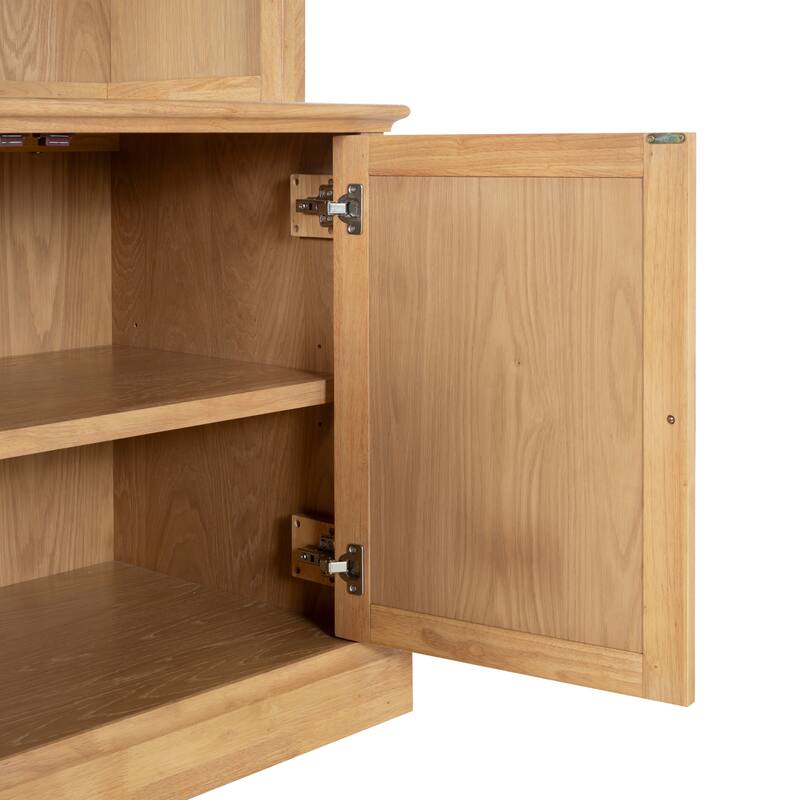 SAFAVIEH Couture Haylina 4-Shelf Wood Bookcase - 40"W x 21"D x 79"H