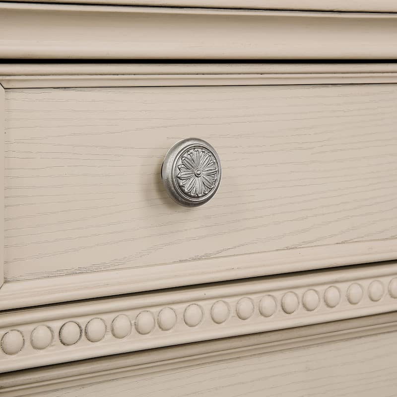 Stroh Traditional 5-Drawer Trim Molding Chest by Furniture of America