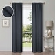 preview thumbnail 37 of 68, Superior Shimmer Washable Room Darkening Curtains, Set of 2 Panels 26" x 84" - Deep Gulf