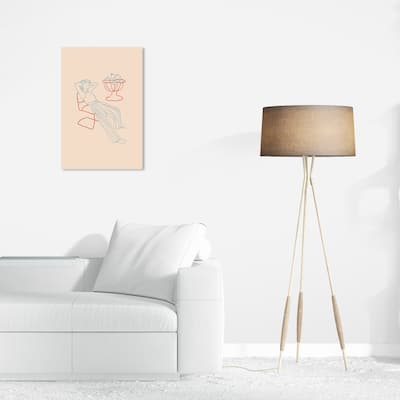 Wynwood Studio Canvas Fashion and Glam At my own pace Blue and Light Blue Modern & Contemporary Wall Art Canvas Print