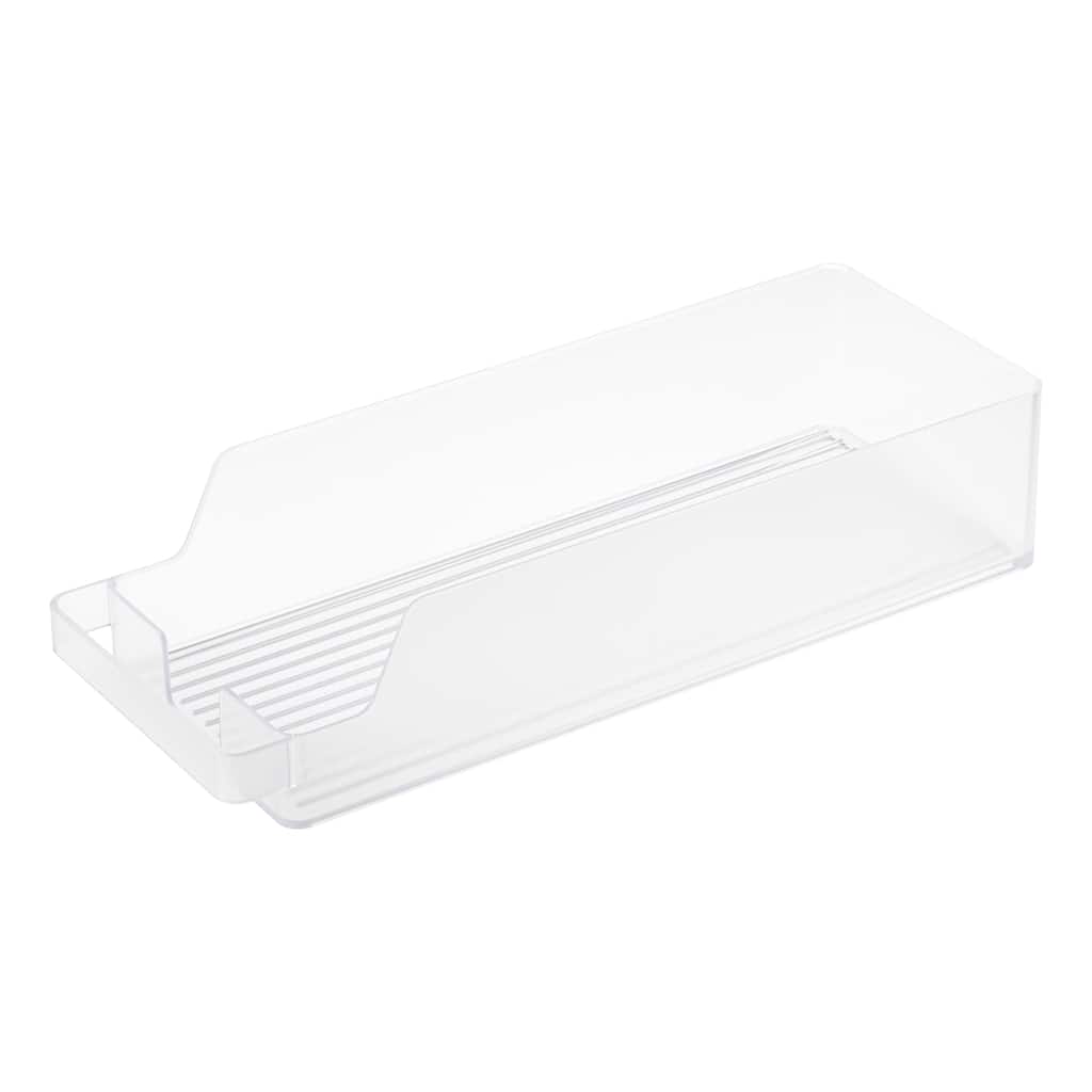 Yamazaki Home Refrigerator Organizer Bin - Three Styles, ABS Plastic, Cans - L 5.51 x W 14.76 x H 3.23 inches