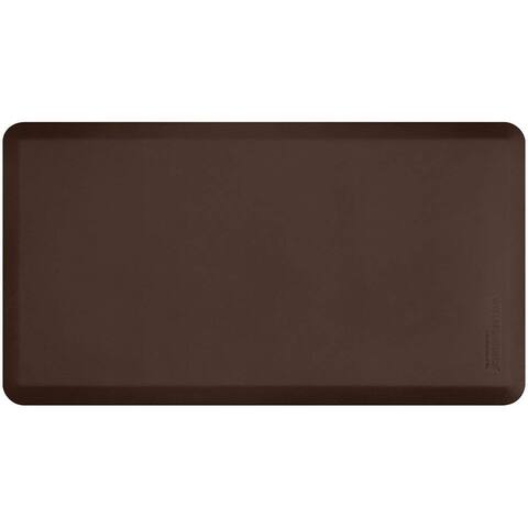 WellnessMats FitnessMat, Comfort & Support, Non-Slip, Non-Toxic & Stain Resistant, 48" x 26" x 5/8", Brown