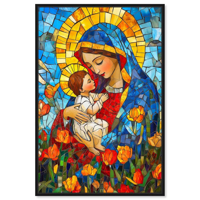 Glass Gospel I Canvas by Art Remedy - Black - 16" x 24"