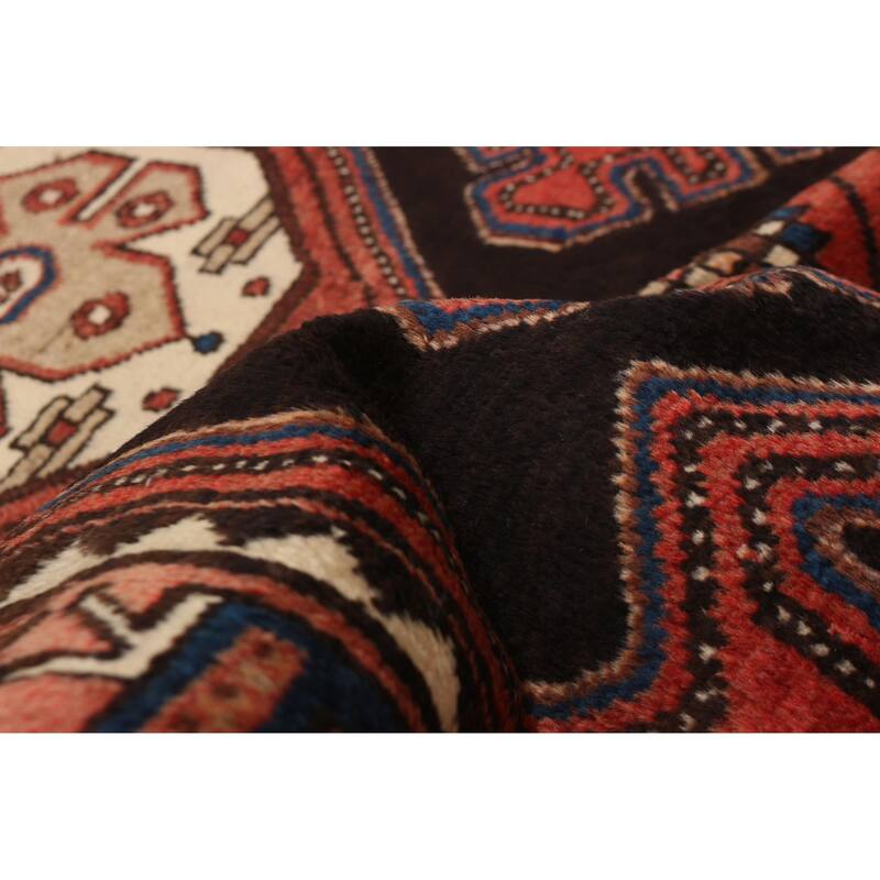 Konya Anatolian Black, Red Rug 3'5" x 9'6" - 3'5 x 9'6