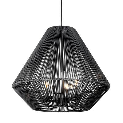 Golden Lighting 6937-03P MBW Valentina 3 Light 21" Wide Outdoor