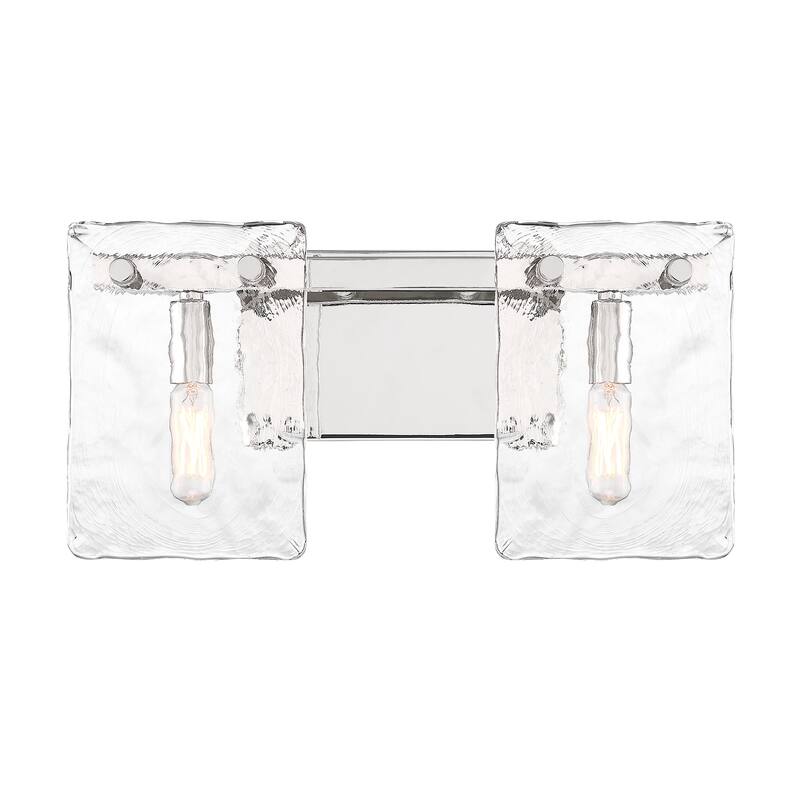 Savoy House 8-8204-2 Genry 2 Light 16" Wide Vanity Light - Polished Nickel