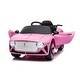 preview thumbnail 1 of 19, 12V Electric Kids Ride-On Car with Remote Control, Dynamic Music, Soft PU Seat and Playground Swing Feature Pink