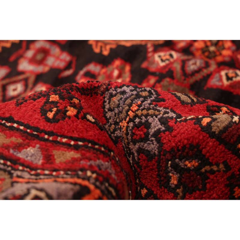 ECARPETGALLERY Hand-knotted Anatolian Vintage Red Wool Rug - 5'0 x 8'5