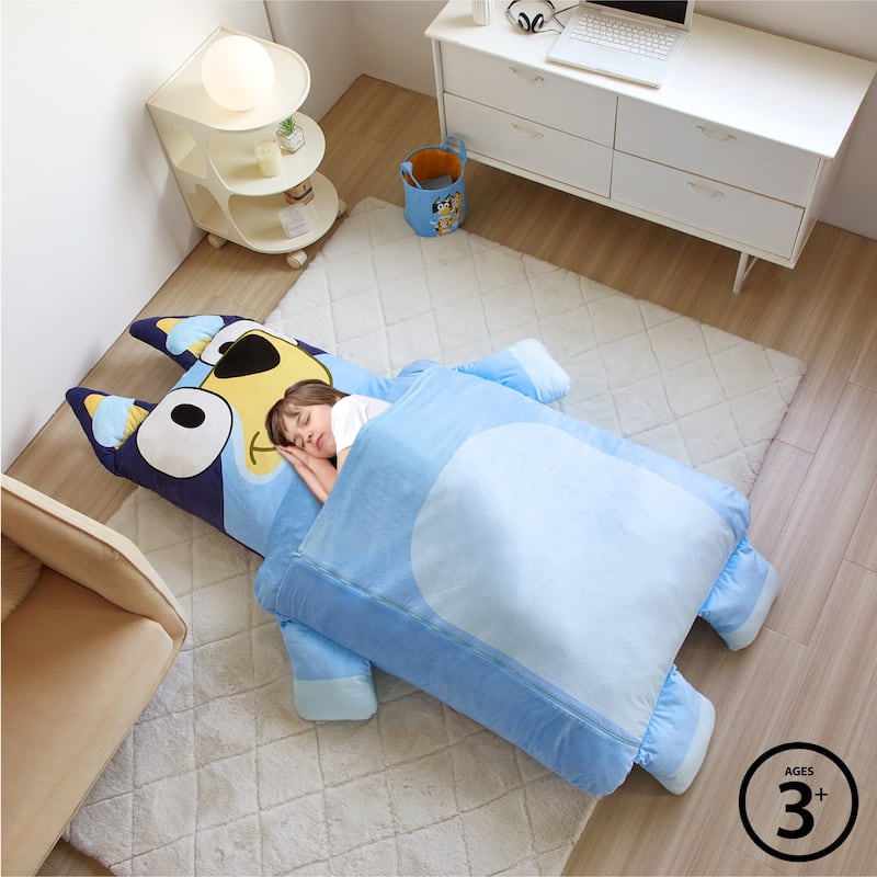 Bluey Oversized Oversized Floor Lounger for Kids,Nap/Play Mat