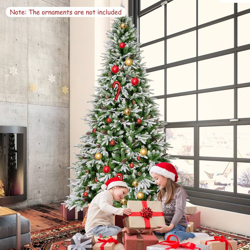Gymax 6/7.5/9 ft Artificial Christmas Tree w/ 765/1135/1871 Branch - See Details