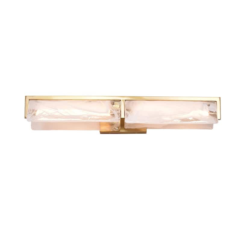 Varaluz Mingle Bathroom Vanity Light - Satin Brass