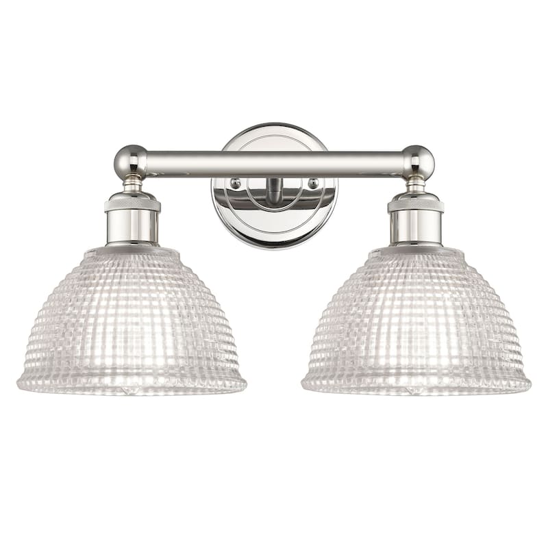Innovations Lighting 616-2W-11-17 Arietta Vanity Arietta 2 Light 17" - Polished Nickel / Clear