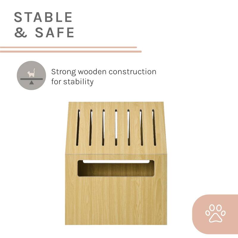 Forest 23'' Dog House In Natural Oak - 23