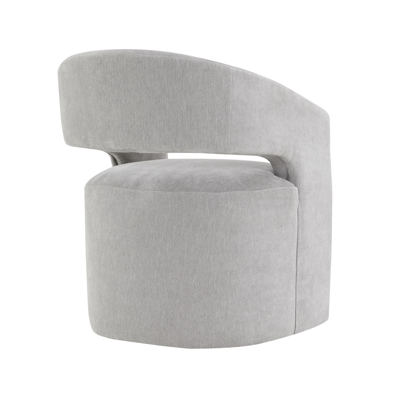 Furniture of America Rivena Modern 26-inch Fabric Accent Chair with Casters