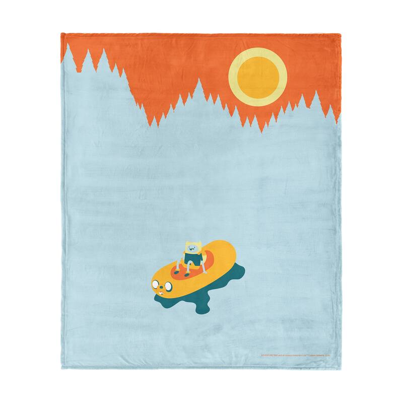 Cartoon Network Adventure Time Silk Touch Throw Blanket