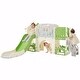preview thumbnail 42 of 69, 11-in-1 Toddler Slide Playset - Kids Slide for Ages 1-3 with Basketball Hoop, Arch Tunnel, Telescope, and Toy Storage Organizer